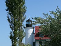 Point Betsie was in service in the shipping season of 1859. The lighthouse cost $5000 to build. In 1875, a life saving station was built for $3000.